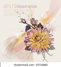 vector floral illustration.eps10