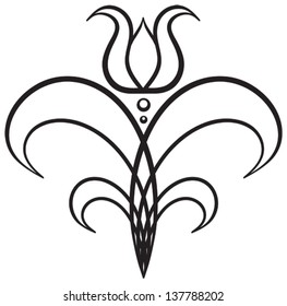 vector floral, isolated