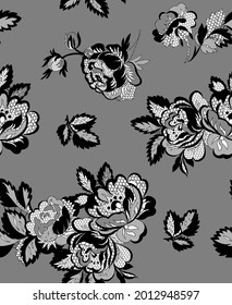  Vector Floral Lace Seamless Pattern