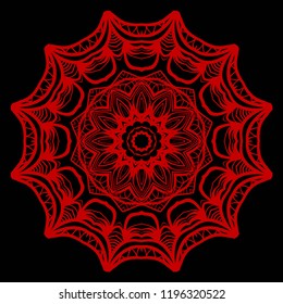 Vector Floral mandala. Vintage decorative elements. Vector illustration