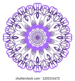 Vector Floral mandala. Vintage decorative elements. Vector illustration