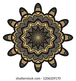 Vector Floral mandala. Vintage decorative elements. Vector illustration