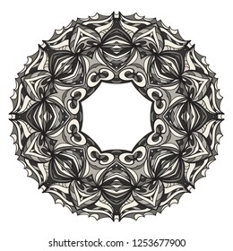 Vector Floral mandala. Vintage decorative elements. Vector illustration