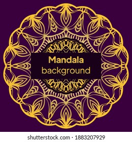 Vector Floral Mandala. Vintage Decorative Elements. Vector Illustration.