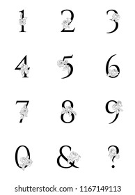 decorative numbers images stock photos vectors