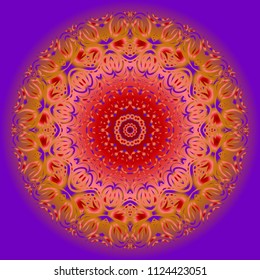 Vector, Floral, Oriental mandala. Vintage decorative elements. Vector illustration. It is super brilliant vector illustration.