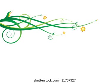 Vector floral ornament