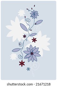 vector floral ornament