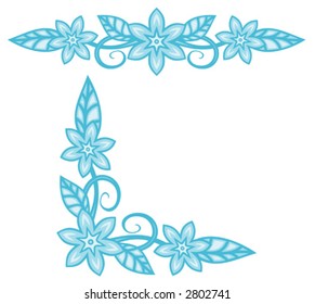 Vector floral ornament