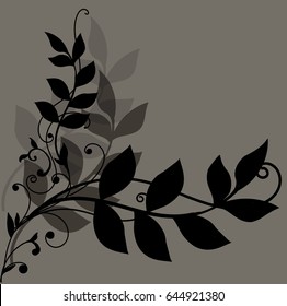 Vector floral ornament