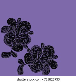 Vector floral ornament