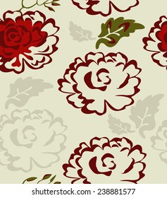 vector floral ornament textiles