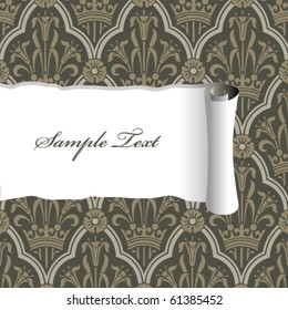Vector Floral Ornament Texture