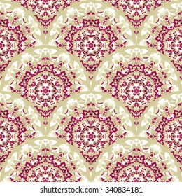 Vector floral ornamental background. Ornate element for design.