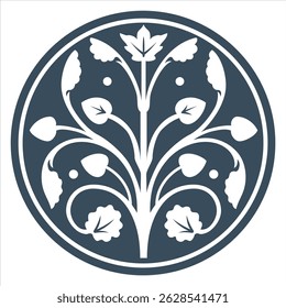 Vector floral ornamental design elements.
