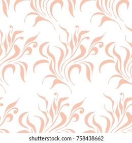 Vector floral ornamental pattern