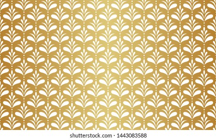 Vector Floral Ornamental Seamless Pattern. Geometric Flower Stylish Texture. Abstract Retro Tile Texture.