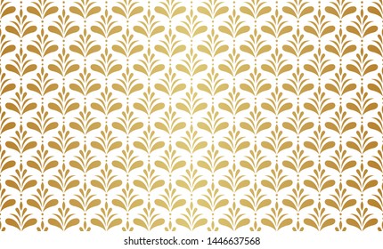 Vector Floral Ornamental Seamless Pattern. Geometric Flower Stylish Texture. Abstract Retro Tile Texture.