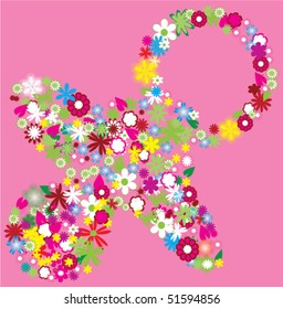 vector floral pacifier