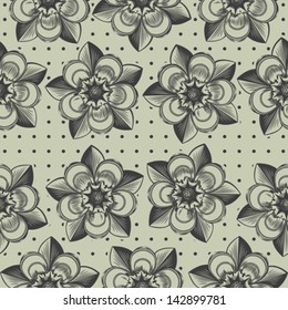 Vector floral pattern