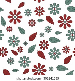 Vector floral pattern