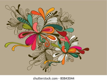 vector floral pattern