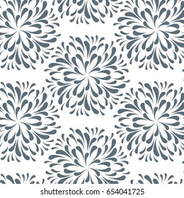 Vector floral pattern. Abstract background