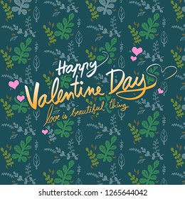 vector floral pattern background for valentine,copy space and decorate