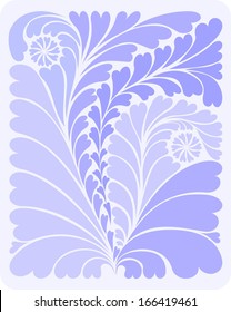 Vector floral pattern to customize your original device, design for card, label, tag, sticker