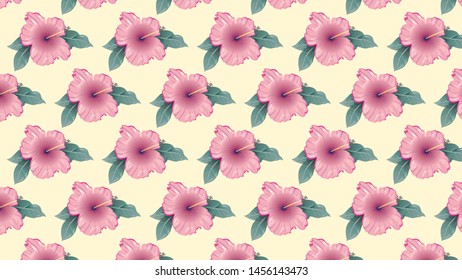 Vector floral pattern design illustration for fabric printing