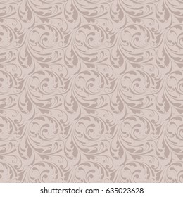 Padrão floral vetorial com flores e folhas. Textura para embrulho de design, tecido, papel de parede.