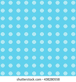 Vector floral pattern in with flowers. Spring floral background.