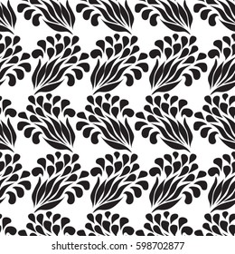 Vector floral pattern. Ornament background