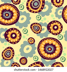 vector floral pattern ornament seamless
