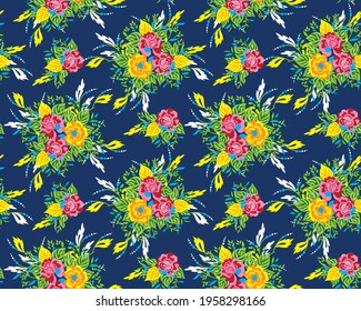 vector floral pattern repeat allover background wallpaper 