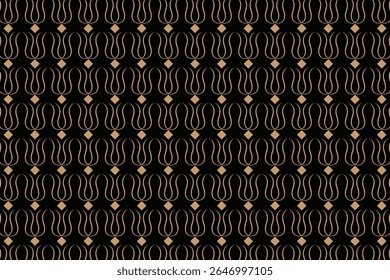 Vector floral pattern Seamless ornament. Elegant repeating design for fabric, furniture, carpets, decor, prints