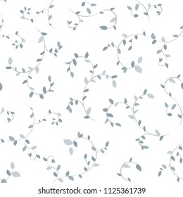 Vector floral pattern seamless pastel color soft background