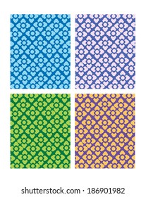 Vector Floral Pattern Set 