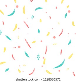 Vector floral pattern. texture background. Autumn concept texture. texture pattern with colorful leaf. Nature pattern background.