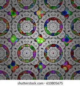 Vector floral pattern for wedding invitations, greeting cards, scrapbooking, print, gift wrap, manufacturing fabric and textile. Elegant seamless pattern with decorative flowers colorful.