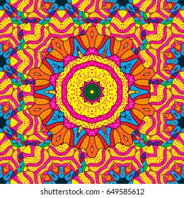 Vector floral pattern for wedding invitations, greeting cards, scrapbooking, print, gift wrap, manufacturing fabric and textile. Elegant seamless pattern with decorative flowers in colors.