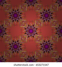 Vector floral pattern for wedding invitations, greeting cards, scrapbooking, print, gift wrap, manufacturing fabric and textile. Elegant seamless pattern with decorative flowers in colors.