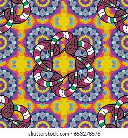 Vector floral pattern for wedding invitations, greeting cards, scrapbooking, print, gift wrap, manufacturing fabric and textile. Elegant seamless pattern with decorative flowers in colors.
