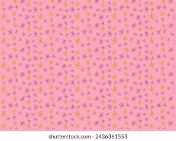 Vector floral pink background pattern
