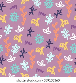 vector floral plant element nature background