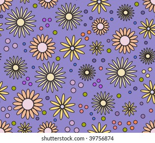 vector floral seamless background