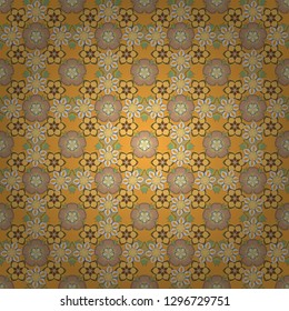 Vector floral seamless background for textile, fabric, covers and manufacturing. Elegant gentle trendy seamless pattern in small-scale flower. Liberty style. Millefleurs.