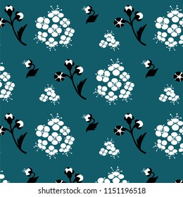 Vector floral seamless pattern 