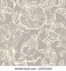  vector floral seamless pattern