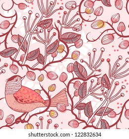 vector floral seamless pattern